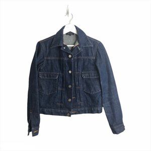 A.P.C. Denim Trucker Jacket Selvedge Dark Wash